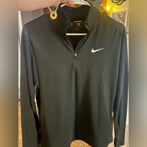 Nike Black Men's Quarter-Zip Performance Pullover